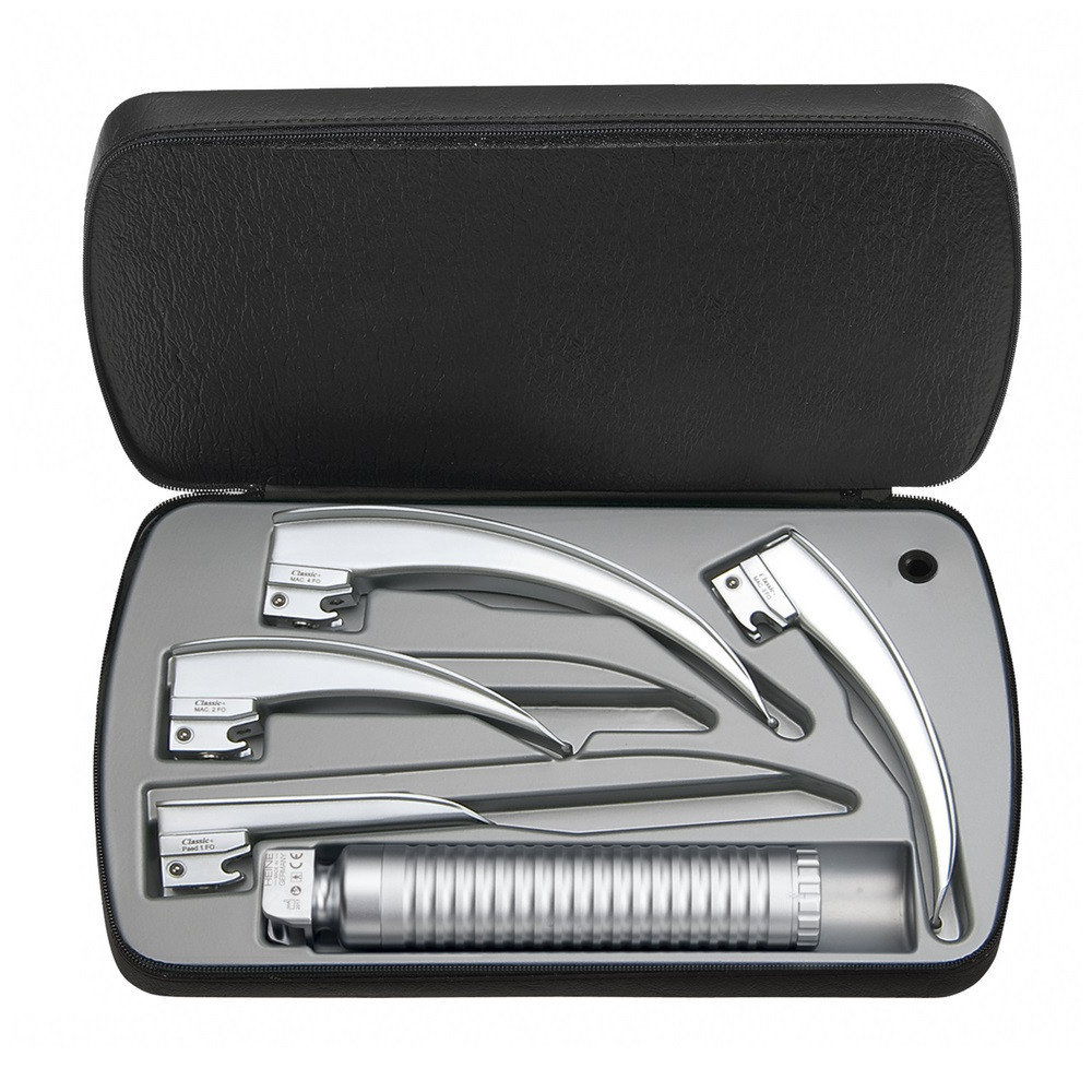 HEINE Classic+ F.O. EasyClean LED laryngoscope set