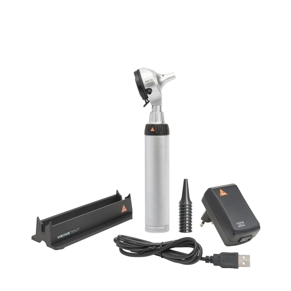 HEINE BETA 400 LED otoscope Kit with rechargeable handle HEINE BETA 400 LED otoscope Kit with rechargeable handle