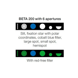 HEINE BETA 200 LED Ophthalmoscope apertures
