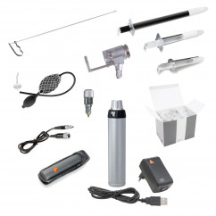 HEINE proctological set for extended rectal examinations