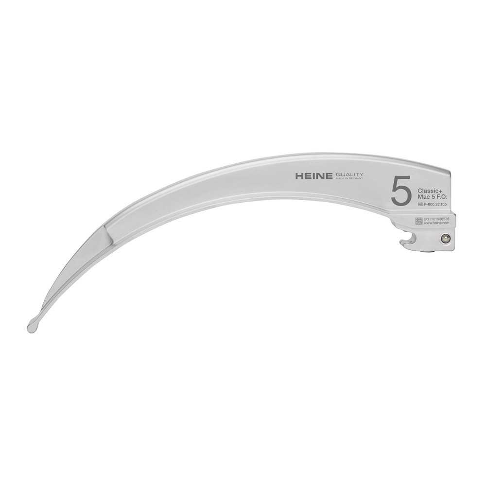 HEINE Classic+ Macintosh F.O. laryngoscope blade Mac 5