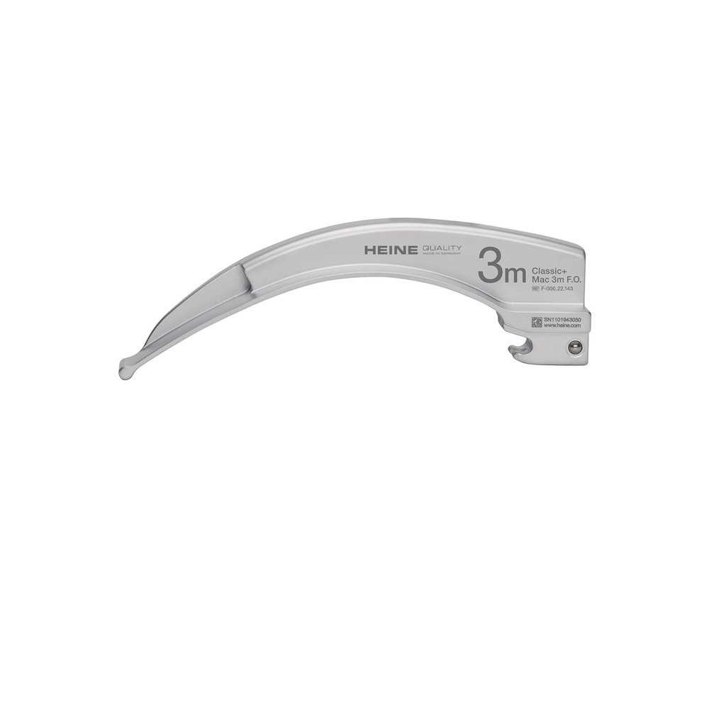 HEINE Classic+ Macintosh F.O. laryngoscope blade Mac 3m