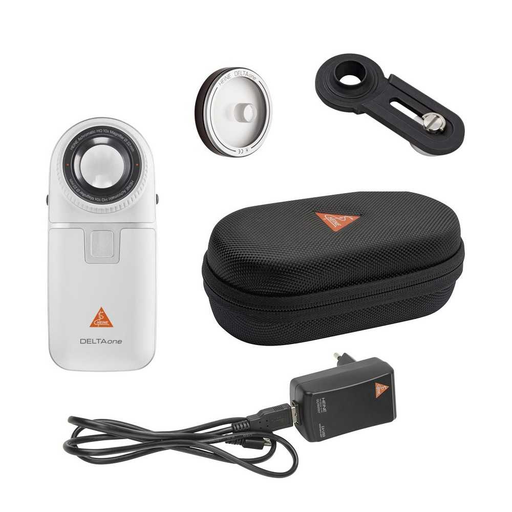 HEINE DELTAone Dermatoscope white Edition Set