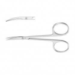 Aesculap Iris Scissors, curved, sharp/sharp, 115 mm