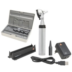 HEINE BETA 200 LED otoscope Set with rechargeable handle in case