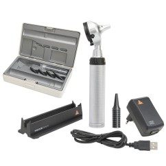 HEINE BETA 200 LED otoscope Set with rechargeable handle in case