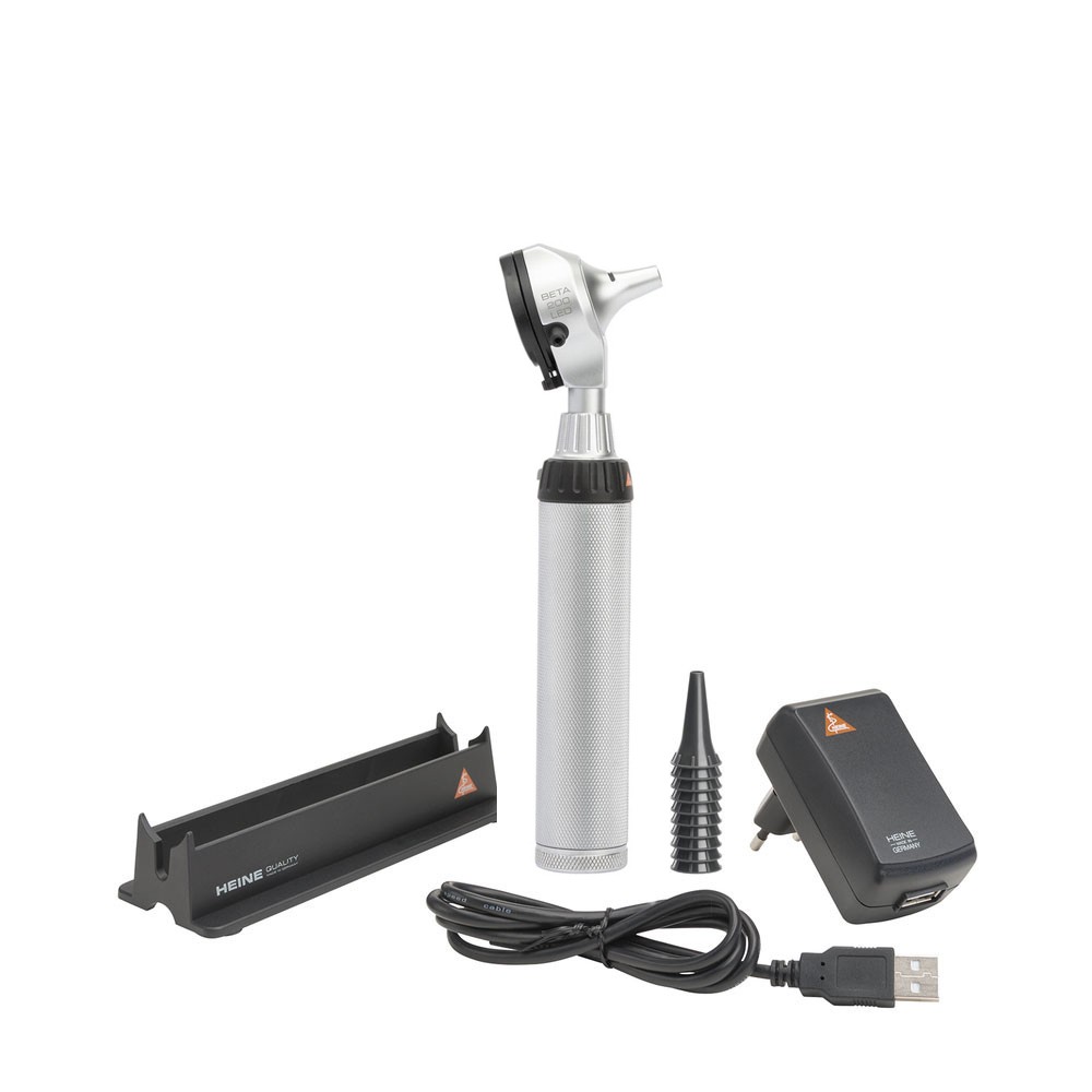 HEINE BETA 200 LED otoscope Kit with rechargeable handle HEINE BETA 200 LED otoscope Kit with rechargeable handle
