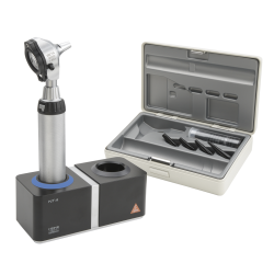 HEINE BETA 200 LED otoscope Set with table charger in case