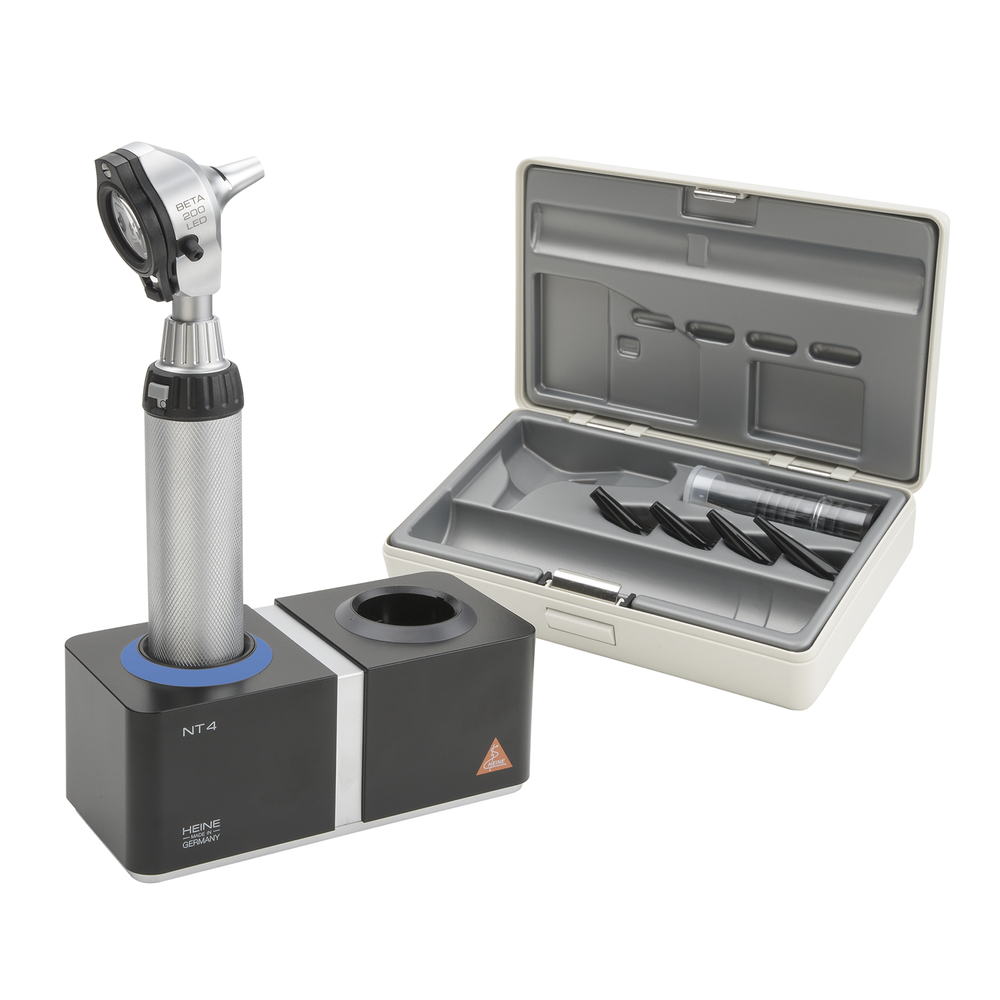 HEINE BETA 200 LED otoscope Set with table charger in case HEINE BETA 200 LED otoscope Set with table charger in case