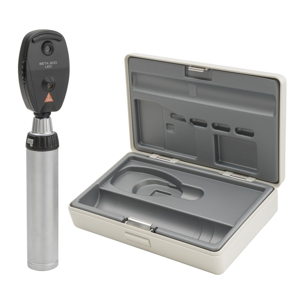 HEINE BETA 200 LED Ophthalmoscope Set with battery handle HEINE BETA 200 LED Ophthalmoscope Set with battery handle