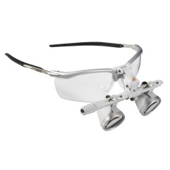 HEINE HR 2.5x binocular loupes on S-FRAME 520 mm