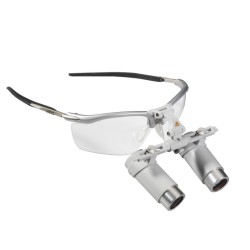 HEINE HRP 4x binocular loupes on S-FRAME