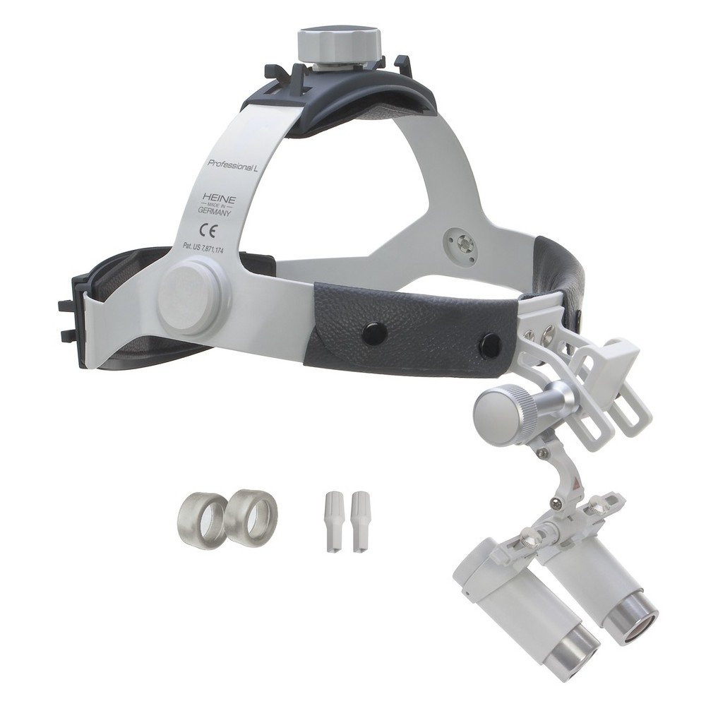 HEINE HRP 3.5x binocular loupes on headband HEINE HRP 3.5x binocular loupes on headband