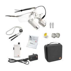 HEINE LoupeLight2 LED headlight Set with HRP 3.5x binocular loupes