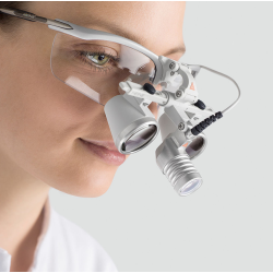 HEINE LoupeLight2 LED headlight Set with loupes HR 2.5x