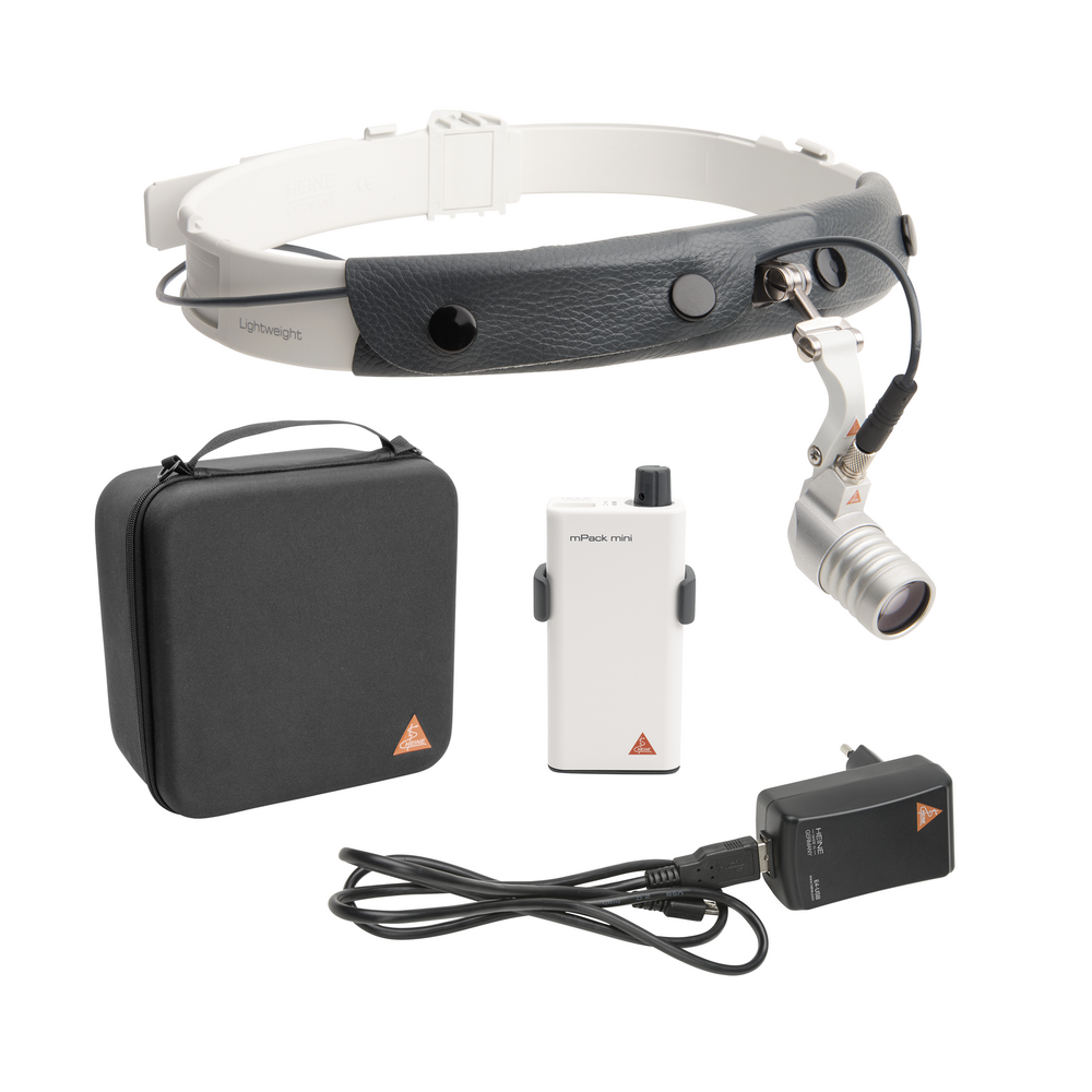 HEINE MicroLight2 LED headlight on Lightweight headband HEINE MicroLight2 LED headlight on Lightweight headband