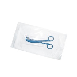 Aesculap SUSI umbilical cord scissors 16 cm, blue single use