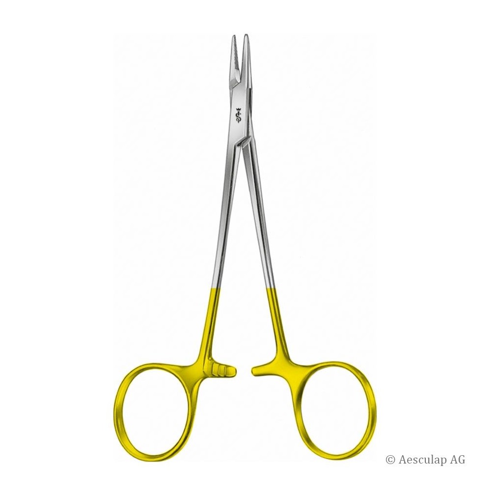 Aesculap DUROGRIP needle holder, Converse, 13 cm Aesculap DUROGRIP needle holder, Converse, 13 cm