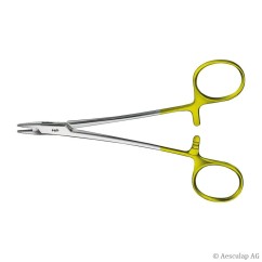 Aesculap BAUMGARTNER DUROGRIP needle holder TC, 145 mm