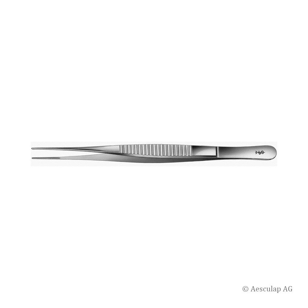 Aesculap Atraumatic forceps De Bakey, straight, 15 cm Aesculap Atraumatic forceps De Bakey, straight, 15 cm