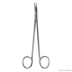Aesculap Jameson dissecting scissors, fine, curved 15.0 cm