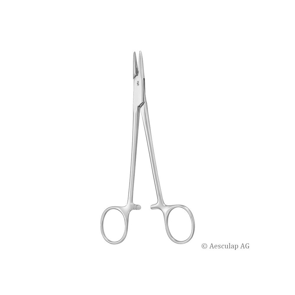 Aesculap Crile-Woord needle holder, strong, 16 cm