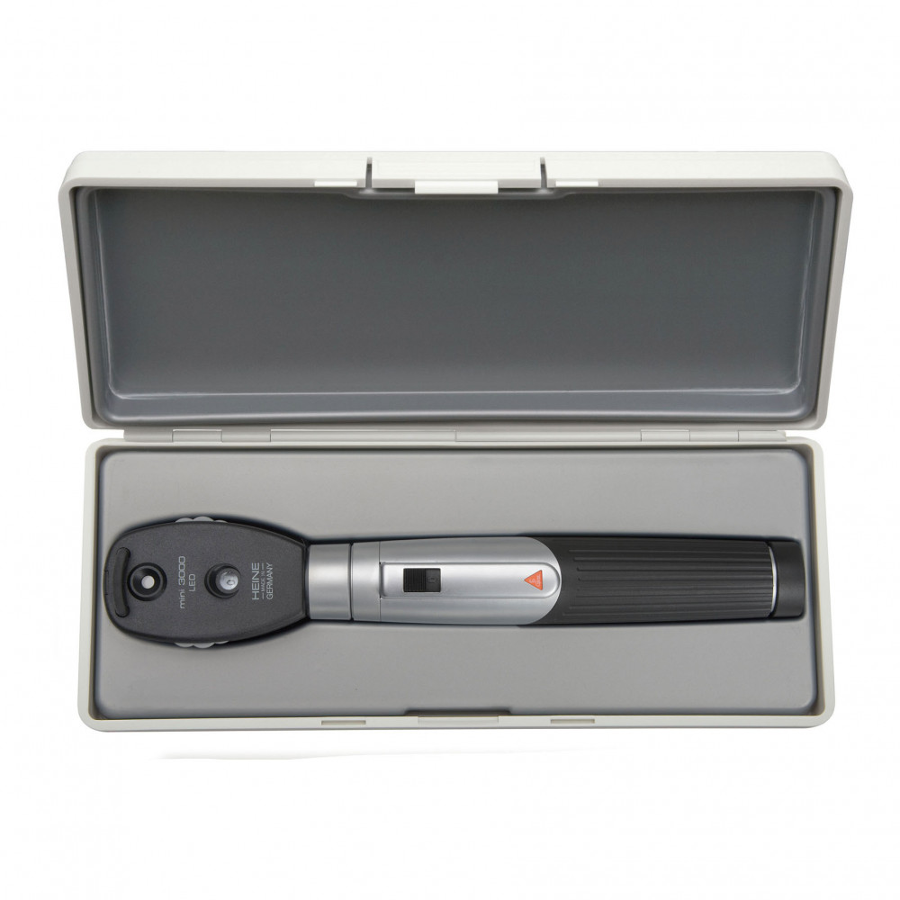 HEINE mini 3000 LED ophthalmoscope in hard case