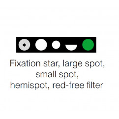 HEINE mini 3000 LED ophthalmoscope apertures