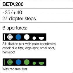 HEINE BETA 200 LED Ophthalmoscope apertures