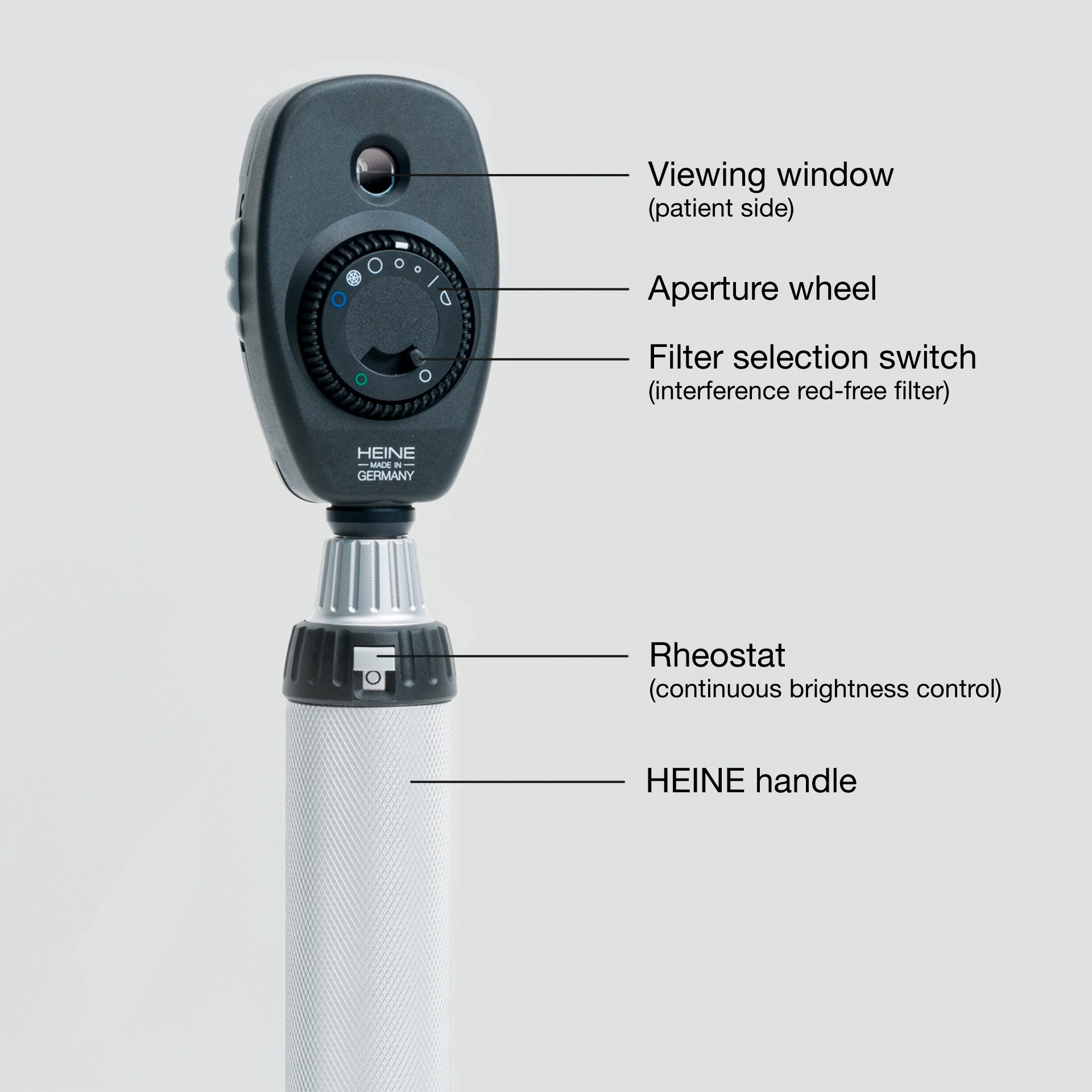 Ophthalmoskop back side Ophthalmoskop back side